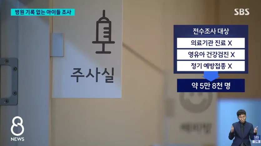 병원 안 오는 아동 5만8000명 