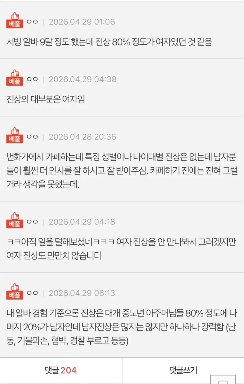 IMG_0294.jpeg 알바해보니 여자는 진상 1도 없다는 사람